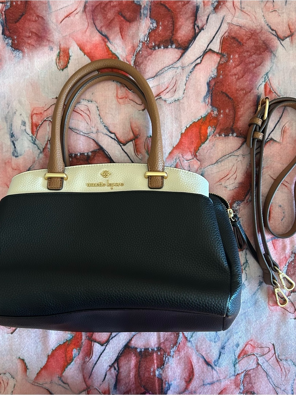 Nanette Lenore Handbag with Crossbody Strap
